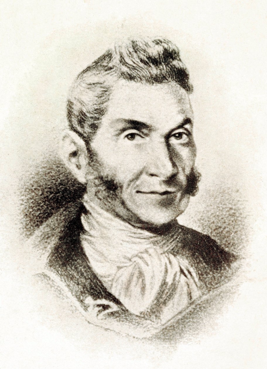 „Portrét Bartolomea José Gallarda Blanca (1776-1852), španělského intelektuála“ 19. století (litografie) od Spanish School