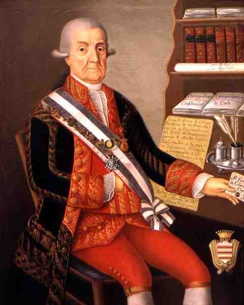 Portrét Matiase Galveze (1717-84) od Spanish School