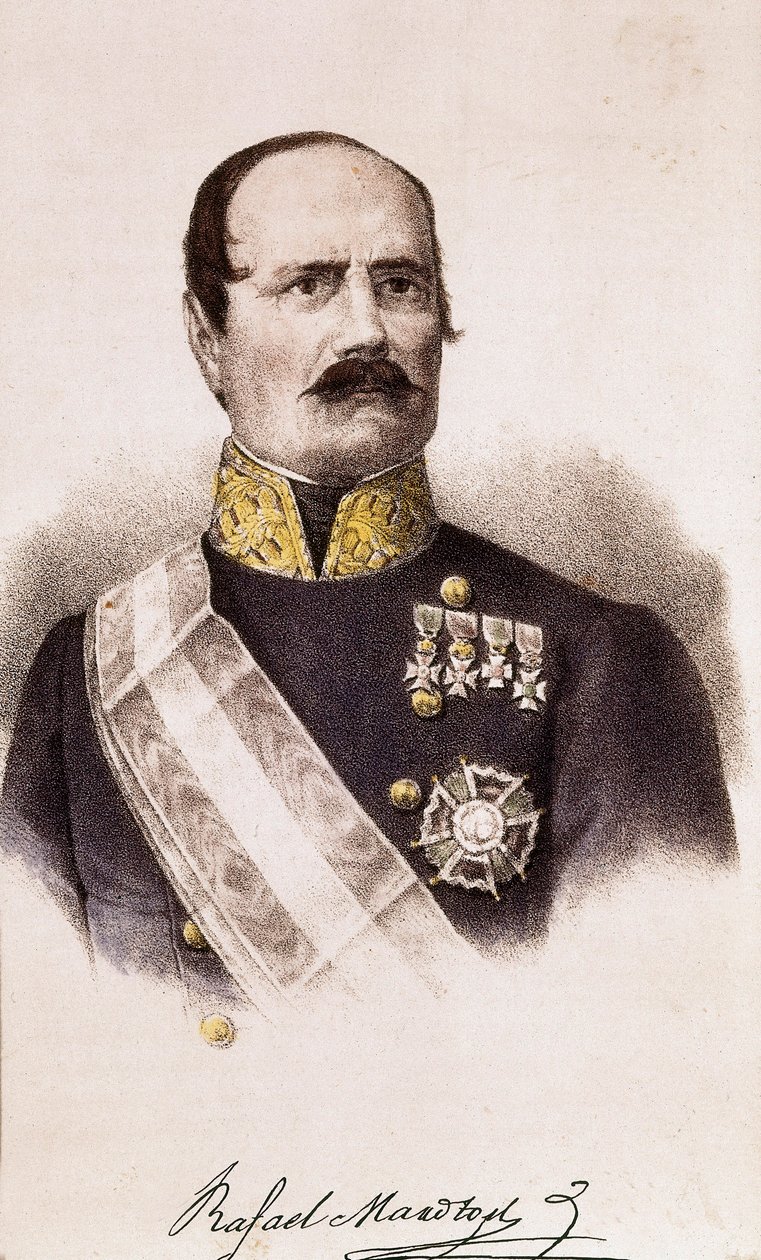Portrét Rafaela Marota (1783-1847), 19. století (rytina) od Spanish School