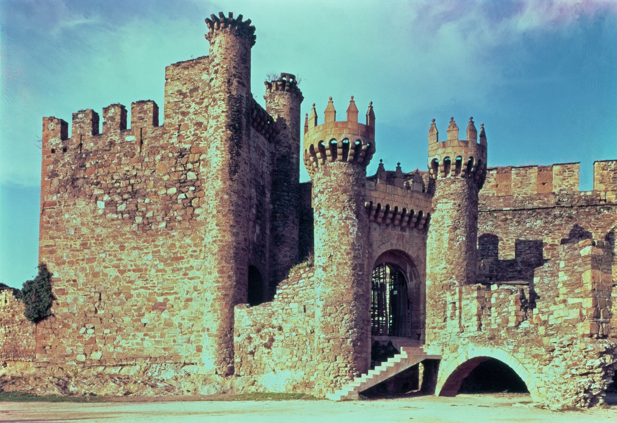 Zřícenina hradu templářských rytířů od Spanish School