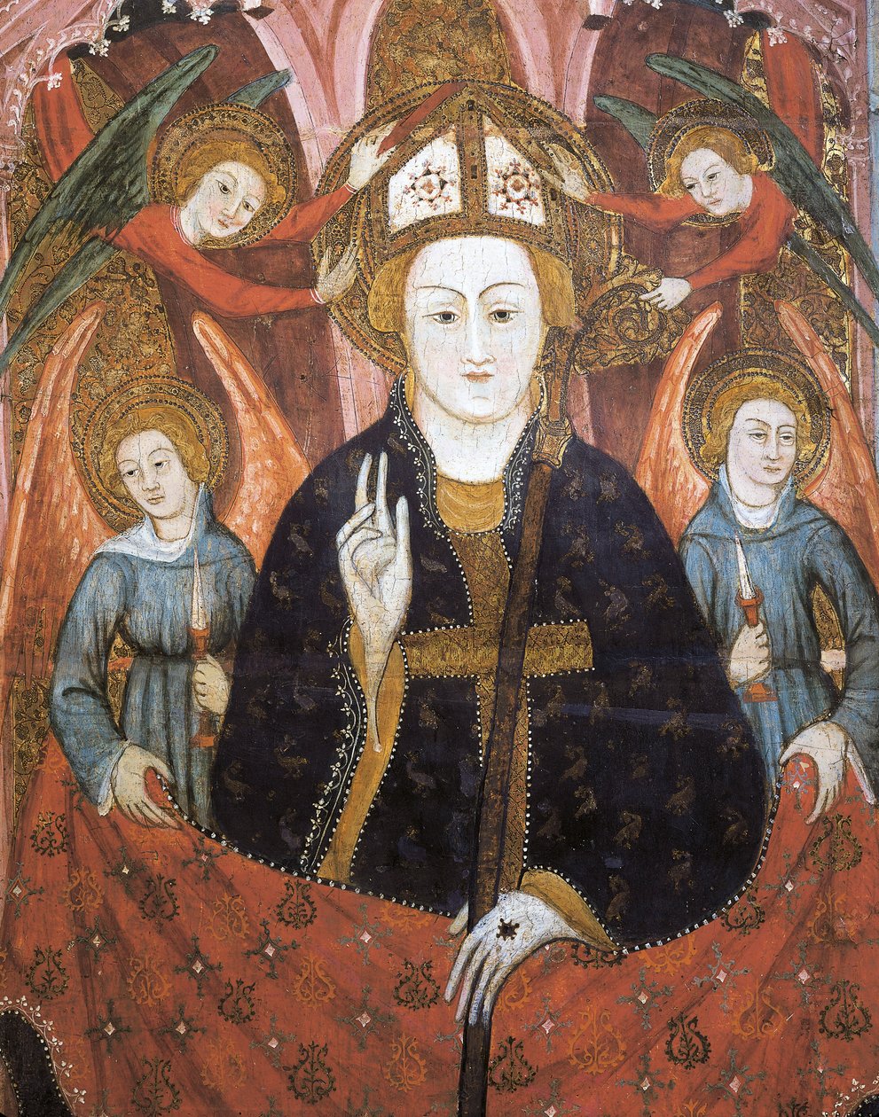 Svatý Lazar, retablo Života svatého Lazara od Spanish School