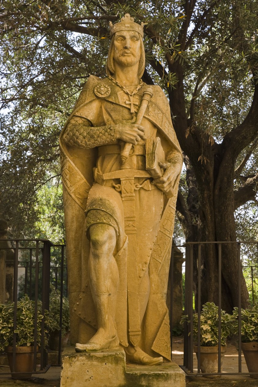 Socha Alfonso X El Sabio od Spanish School