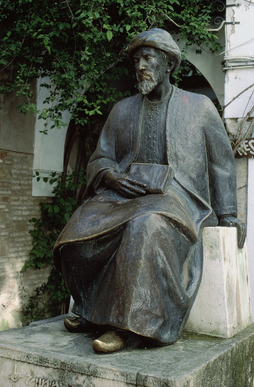 Socha Mojžíše Maimonida (1135-1204) od Spanish School