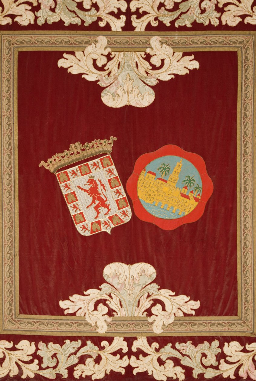 Tapiserie ze sálu mozaiky v Alcazaru křesťanských králů od Spanish School