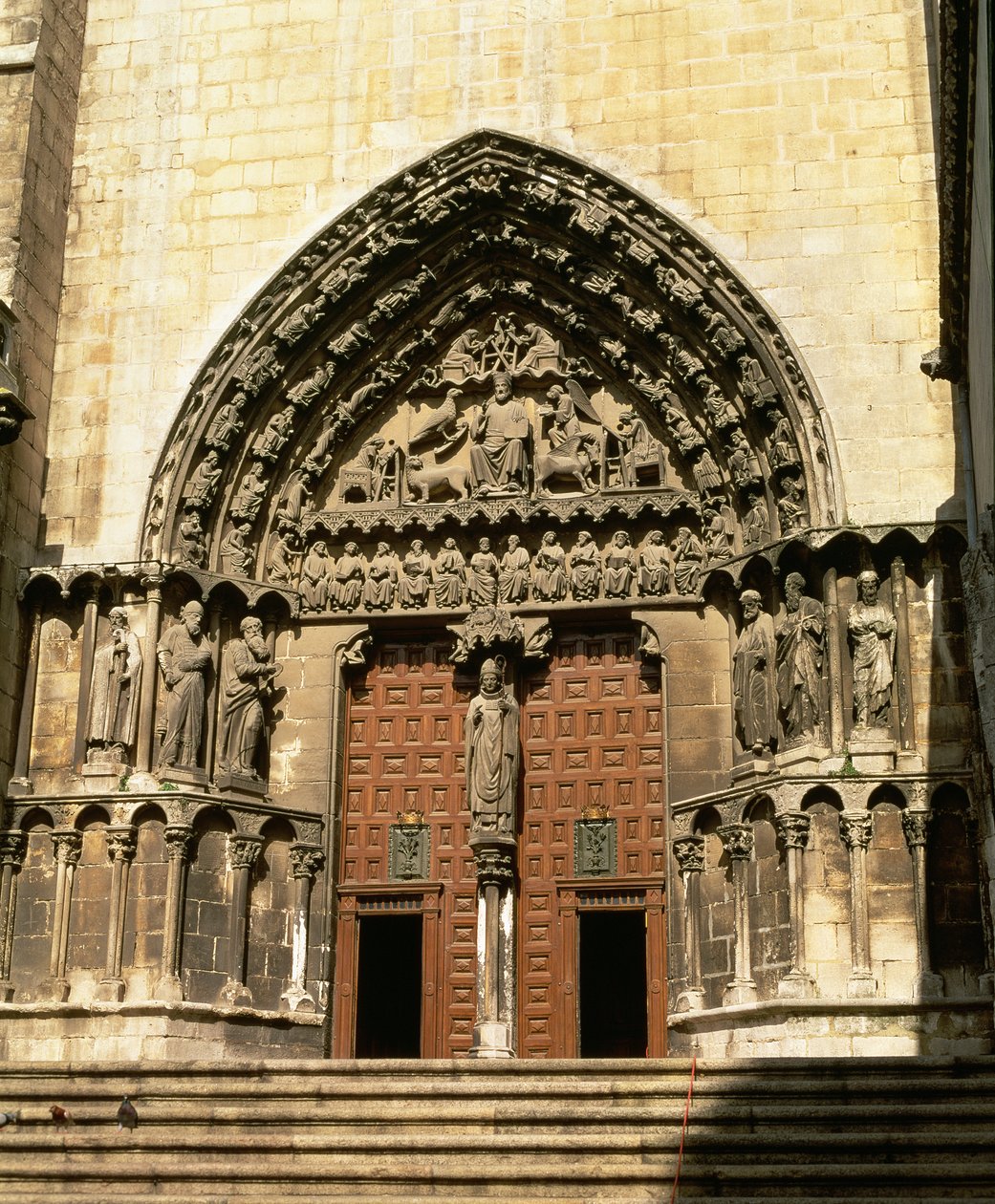 Portada del Sarmental, jižní transept, kolem roku 1235 od Spanish School