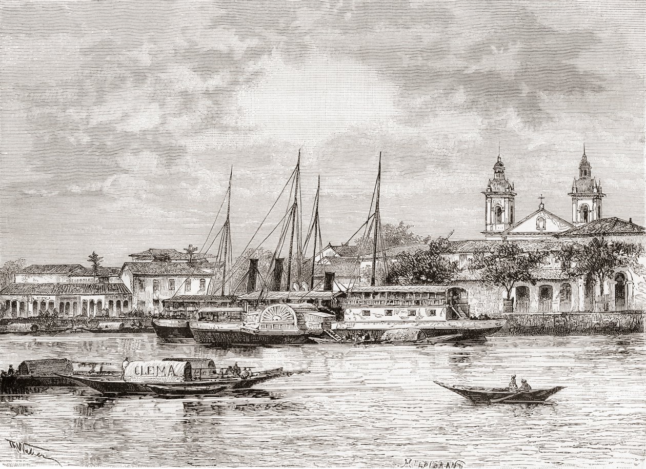 Přístav Manaus, stát Amazonas, severní Brazílie od Spanish School
