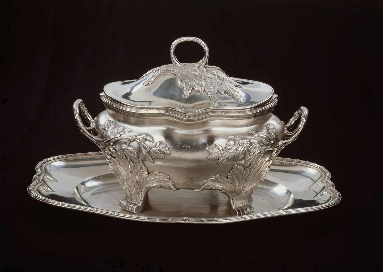 Tureen s podšálkem (stříbrný) od Spanish School