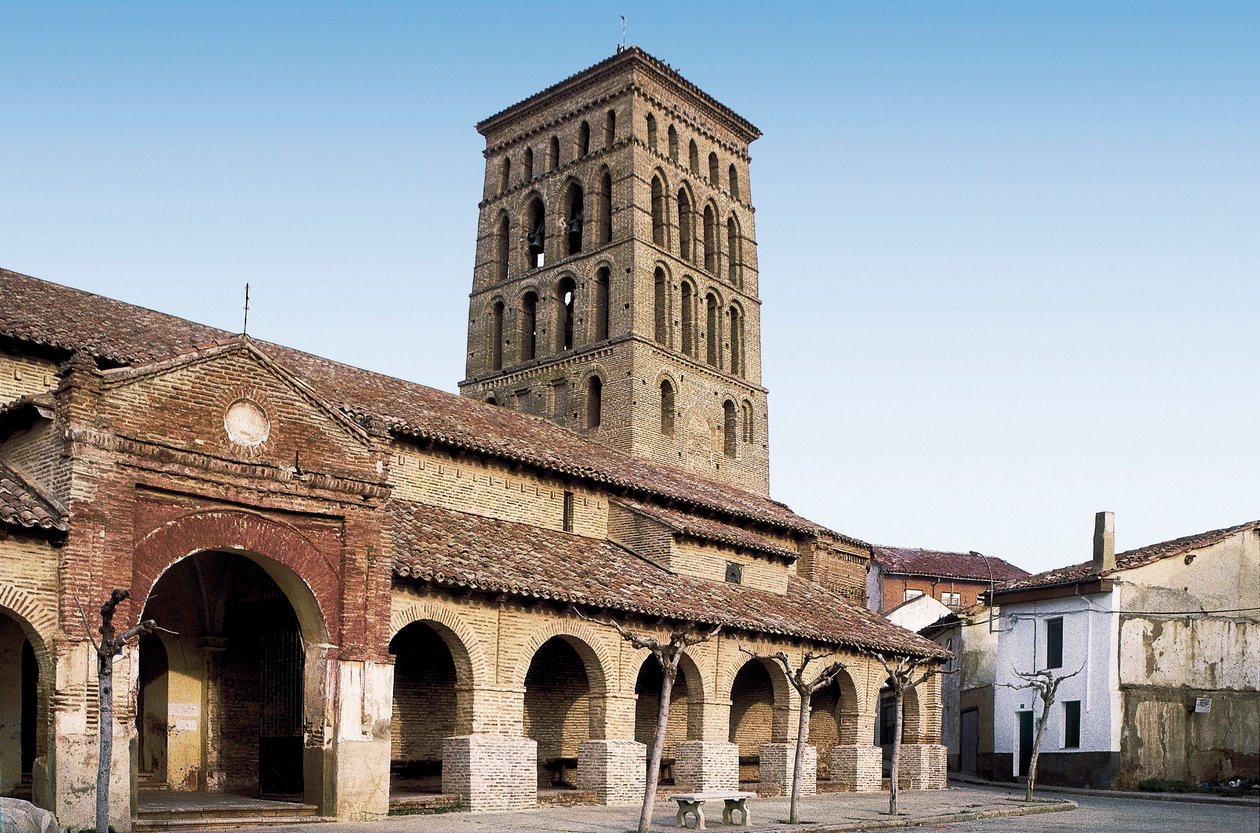 Pohled na kostel San Lorenzo de Sahagun, Španělsko od Spanish School