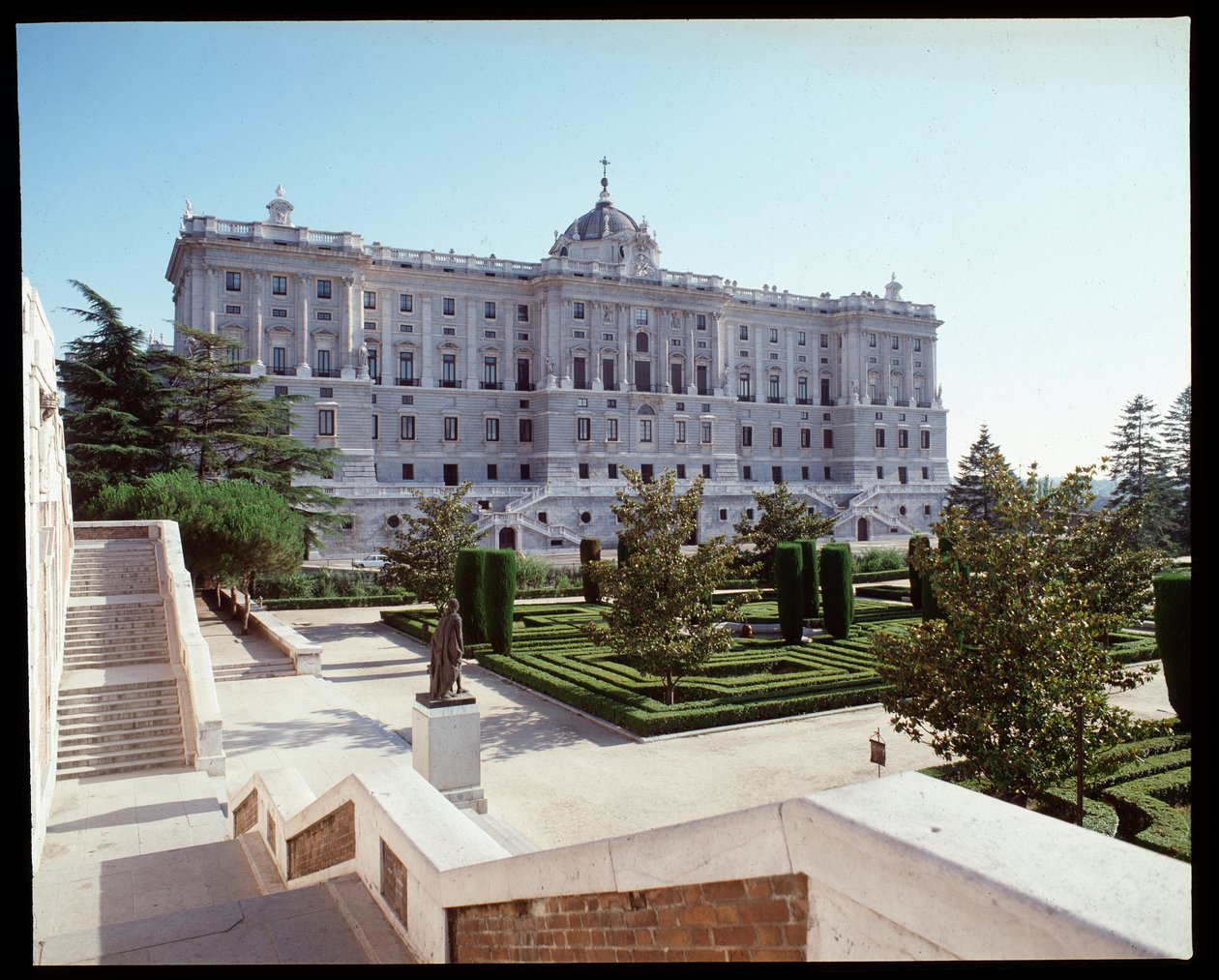 Pohled na královský palác (1738-1755) (fotografie) od Spanish School