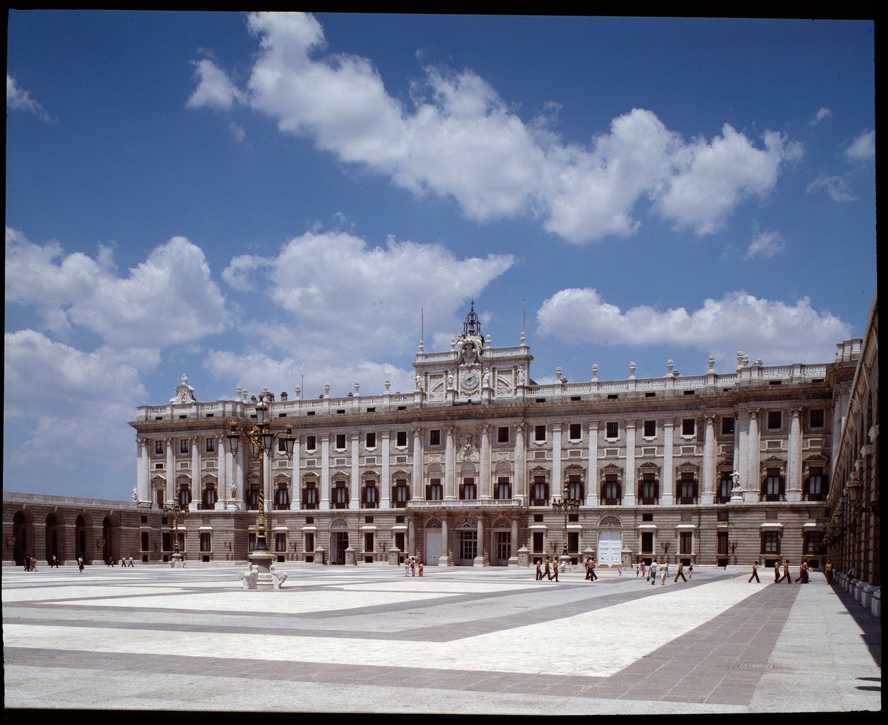 Pohled na královský palác (1738-1755) (fotografie) od Spanish School