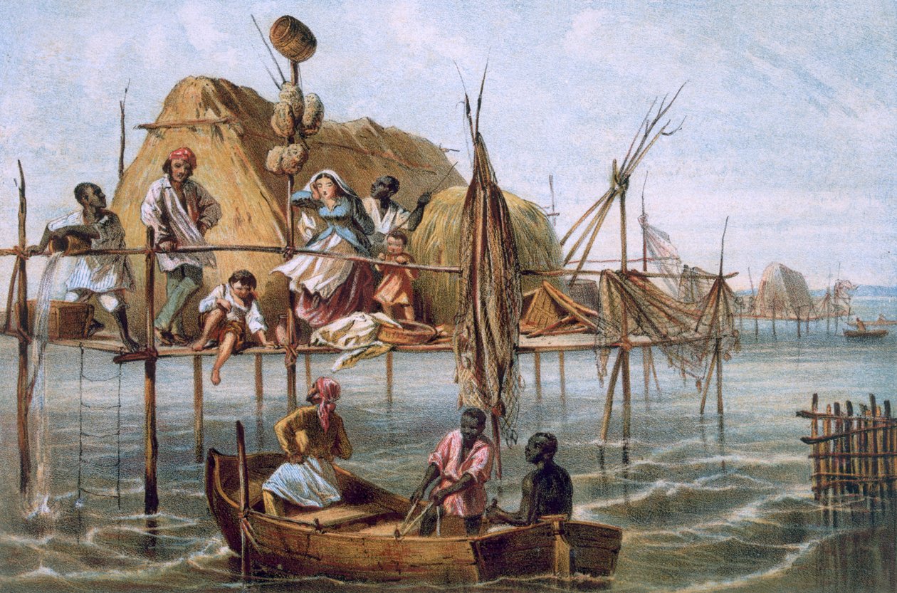 House of the Sponge Fishermen, nebo House of the Sponge Fishermen, Kuba od Spanish School