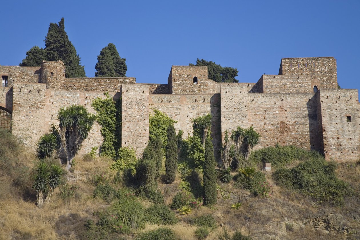 Stěny Alcazaba od Spanish School