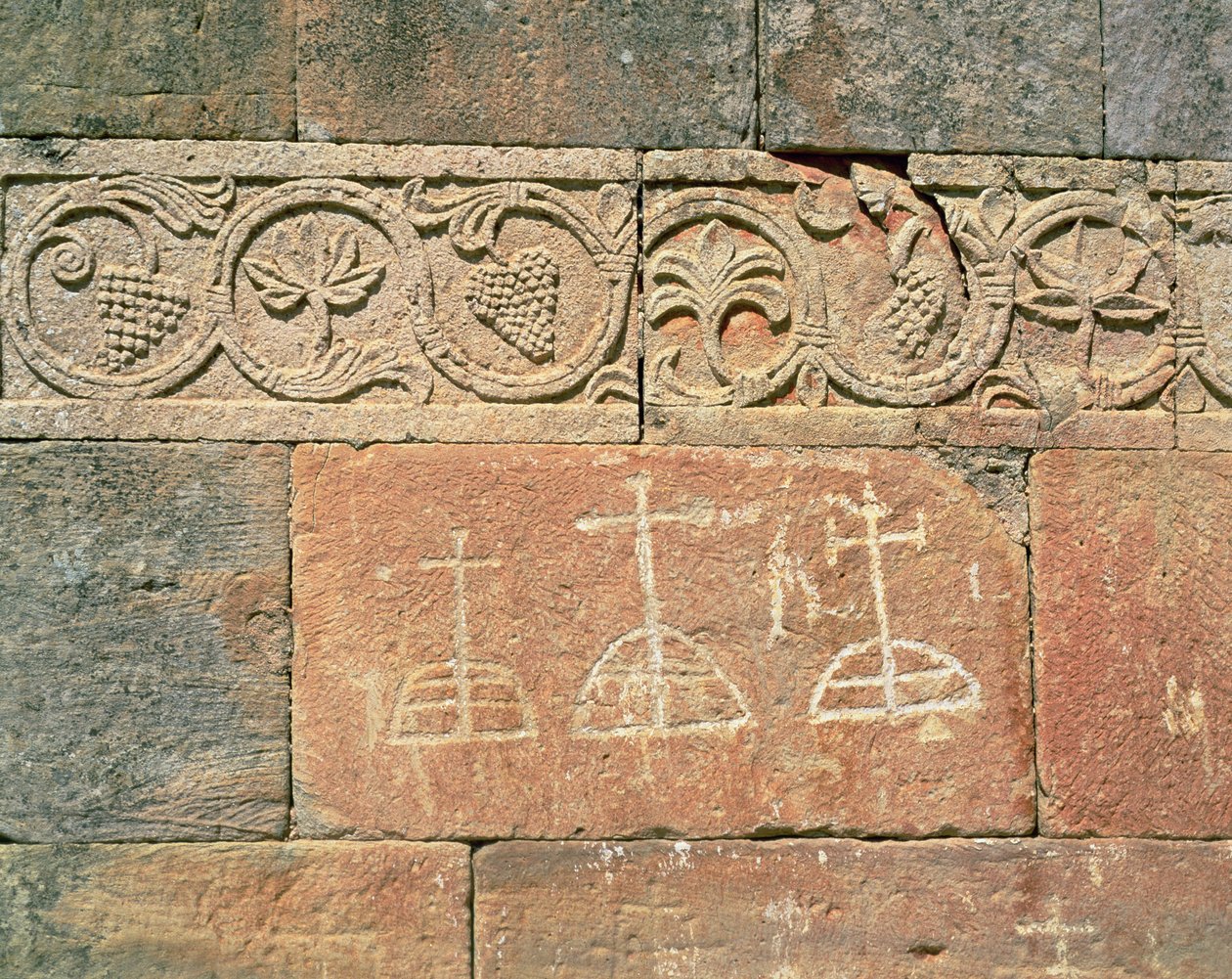 Detail vlysu z fasády, Santa Maria de Lara, Quintanilla de las Vinas od Spanish School Spanish School