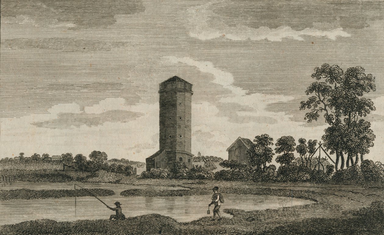 Ancient Water Tower, v Hampshire, 1786 od Sparrow
