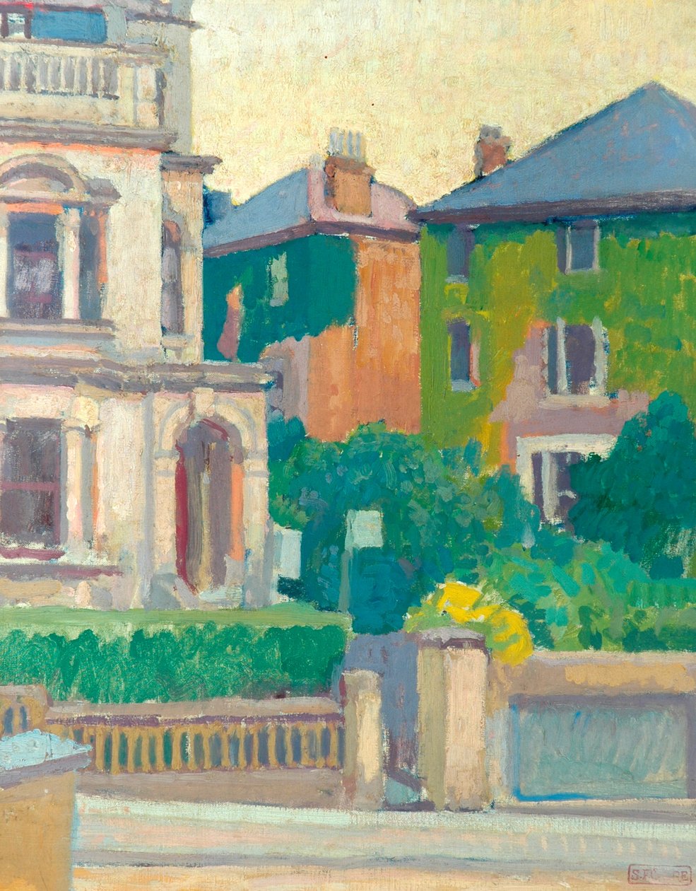 Předměstská ulice, 1913-14 od Spencer Frederick Gore