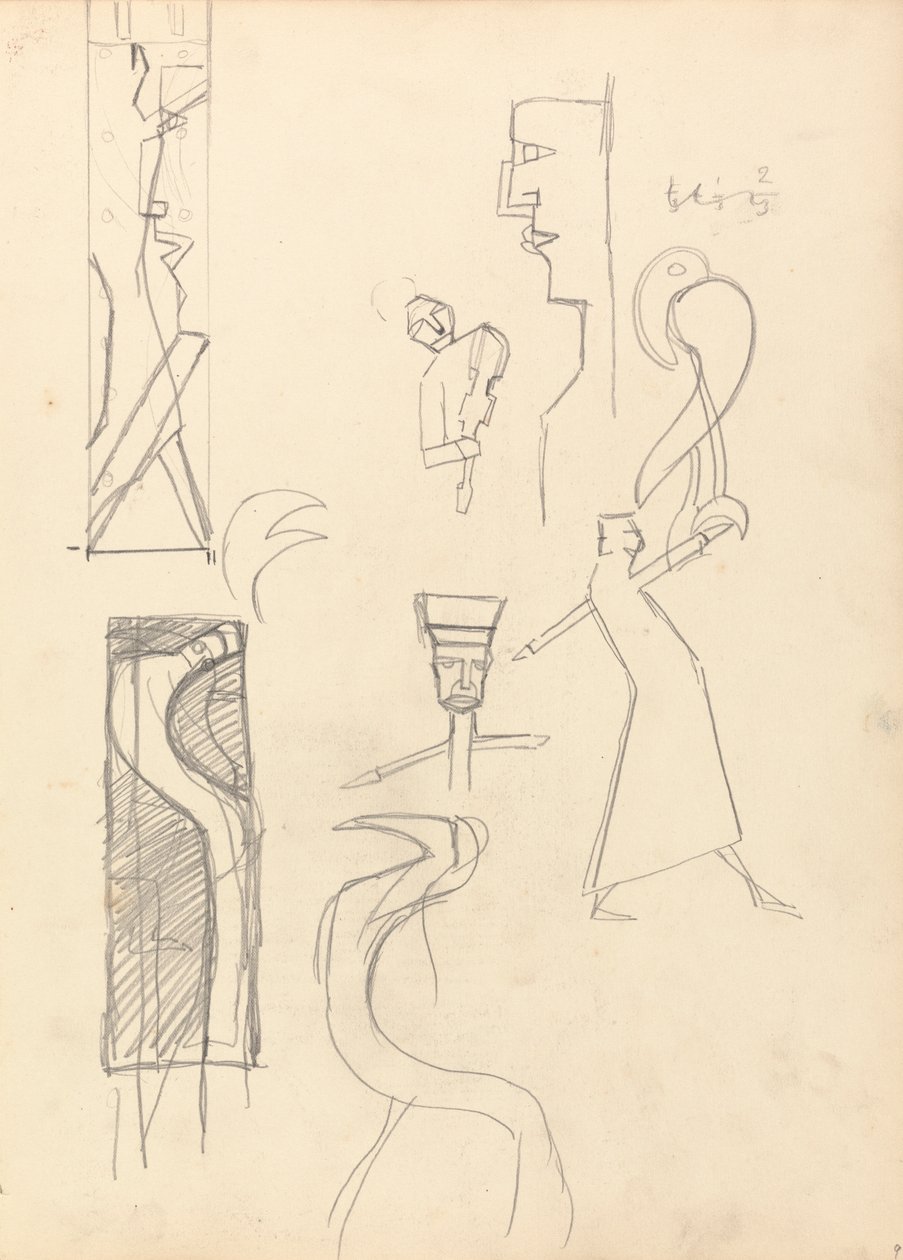 Jeskyně zlatého telete: Studium geometrických obrazců od Spencer Frederick Gore