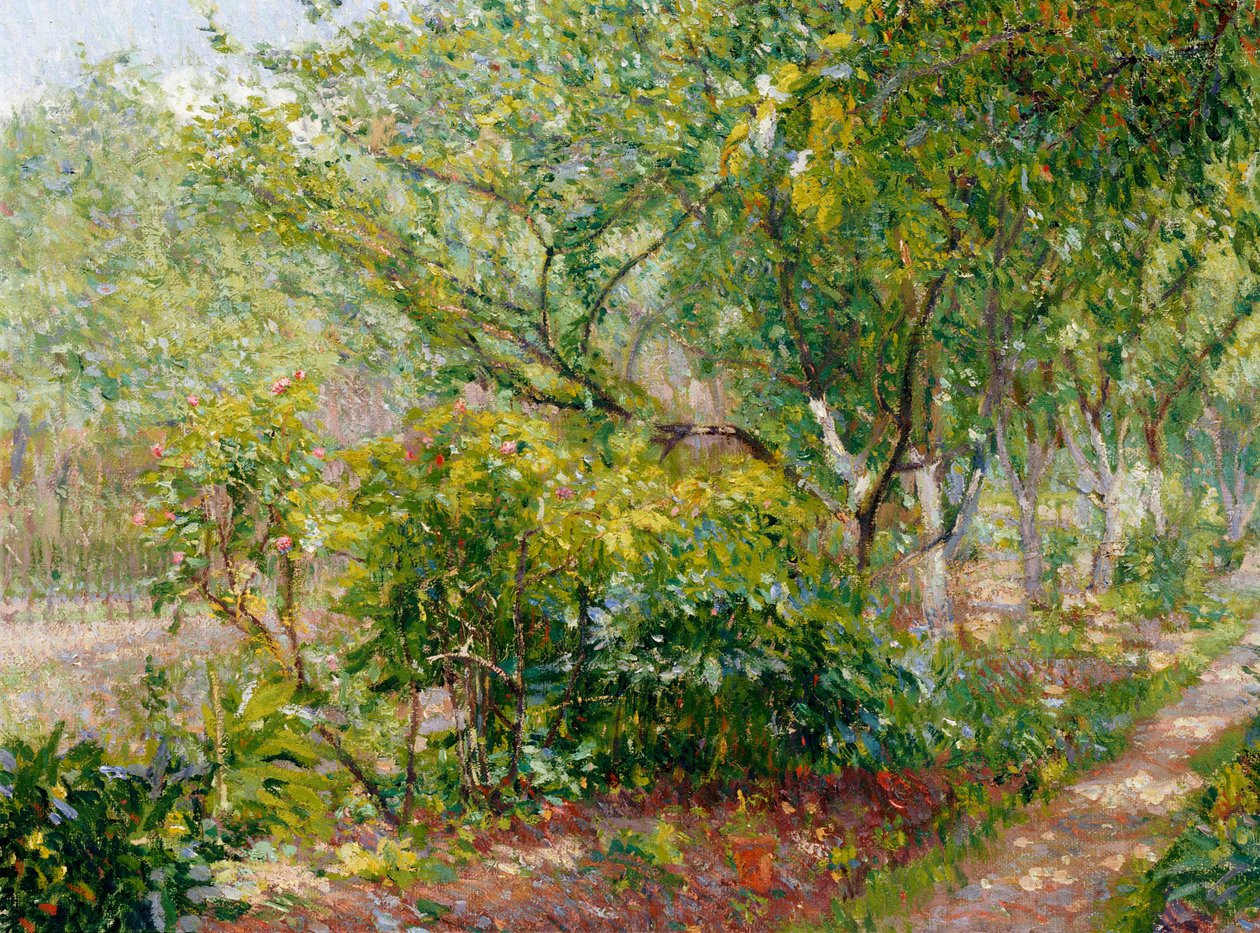 Garth House, Hertingfordbury, 1908 od Spencer Frederick Gore