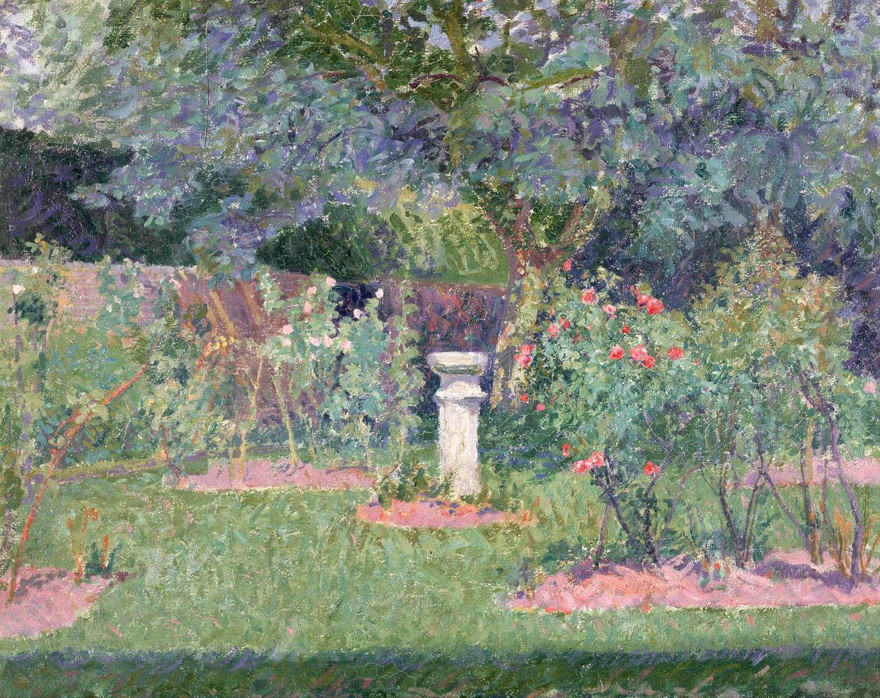Zahrada v Hertingfordbury, 1908 od Spencer Frederick Gore