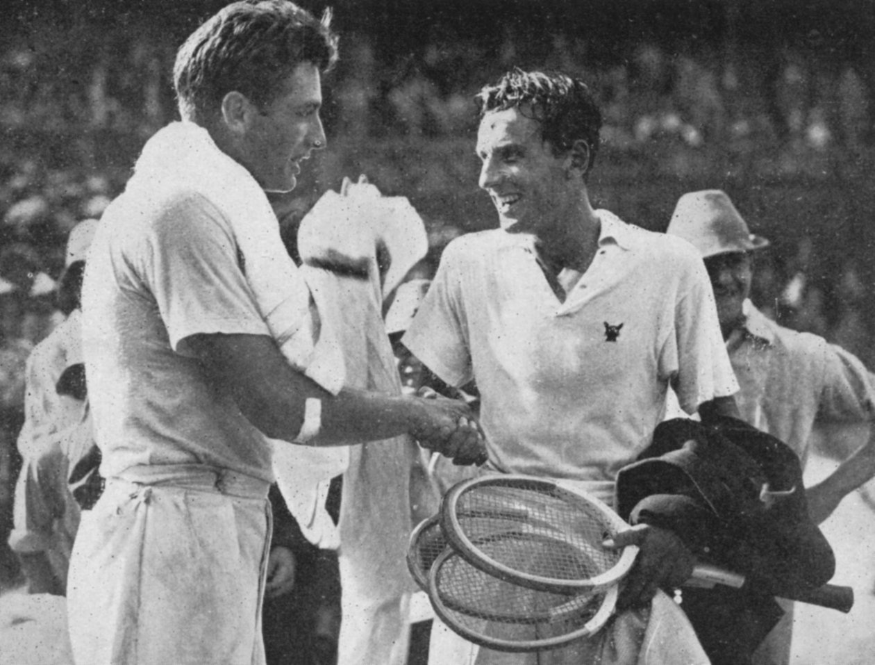 Fred Perry a FX Shields, 1934 od Sport and General