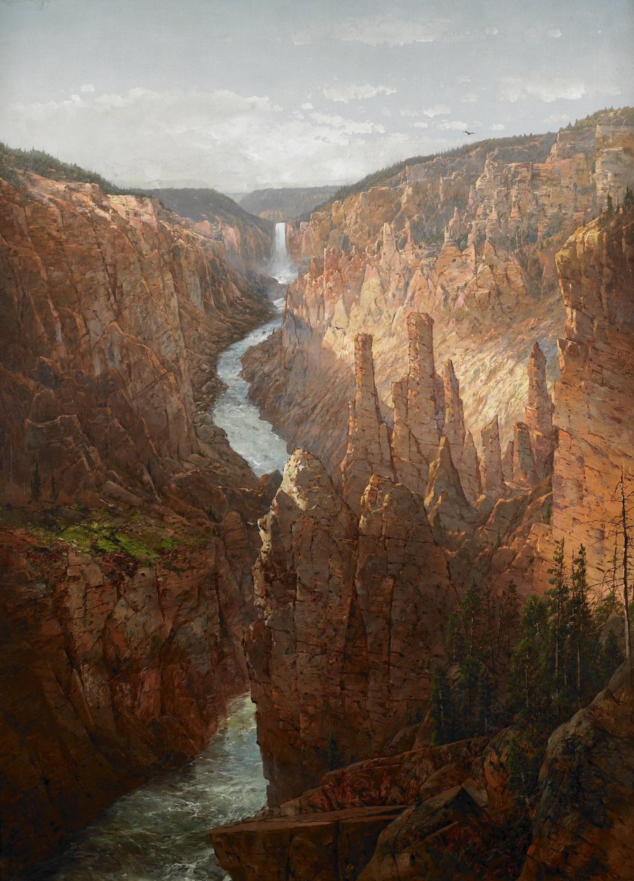 Grand Canyon, řeka Yellowstone od William Sonntag