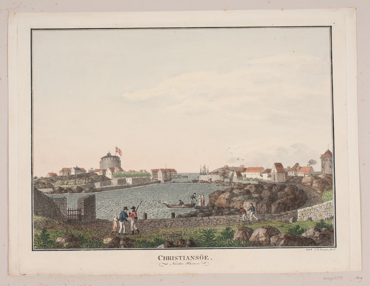 Christiansø. Nordhavn od Søren L. Lange