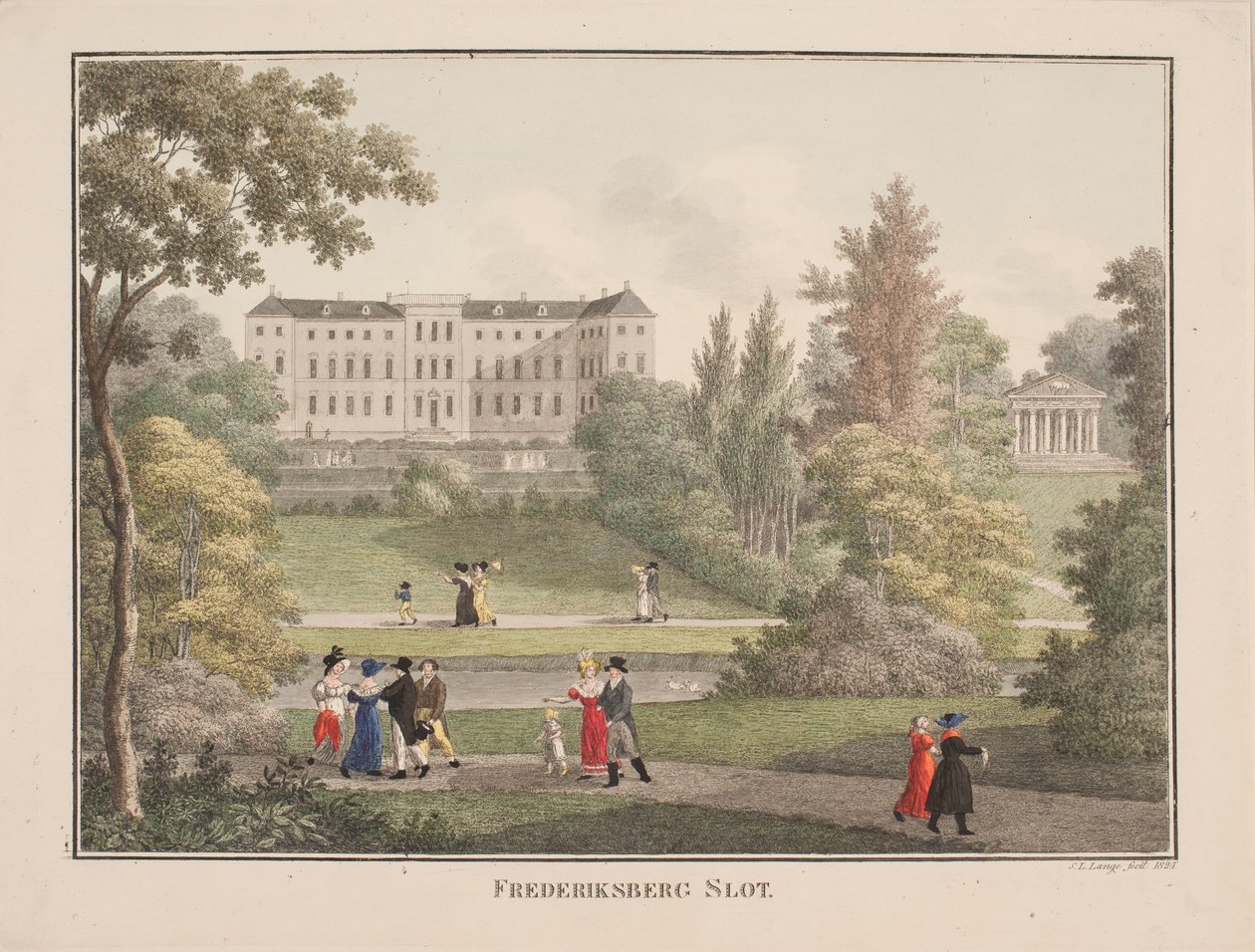 hrad Frederiksberg od Søren L. Lange