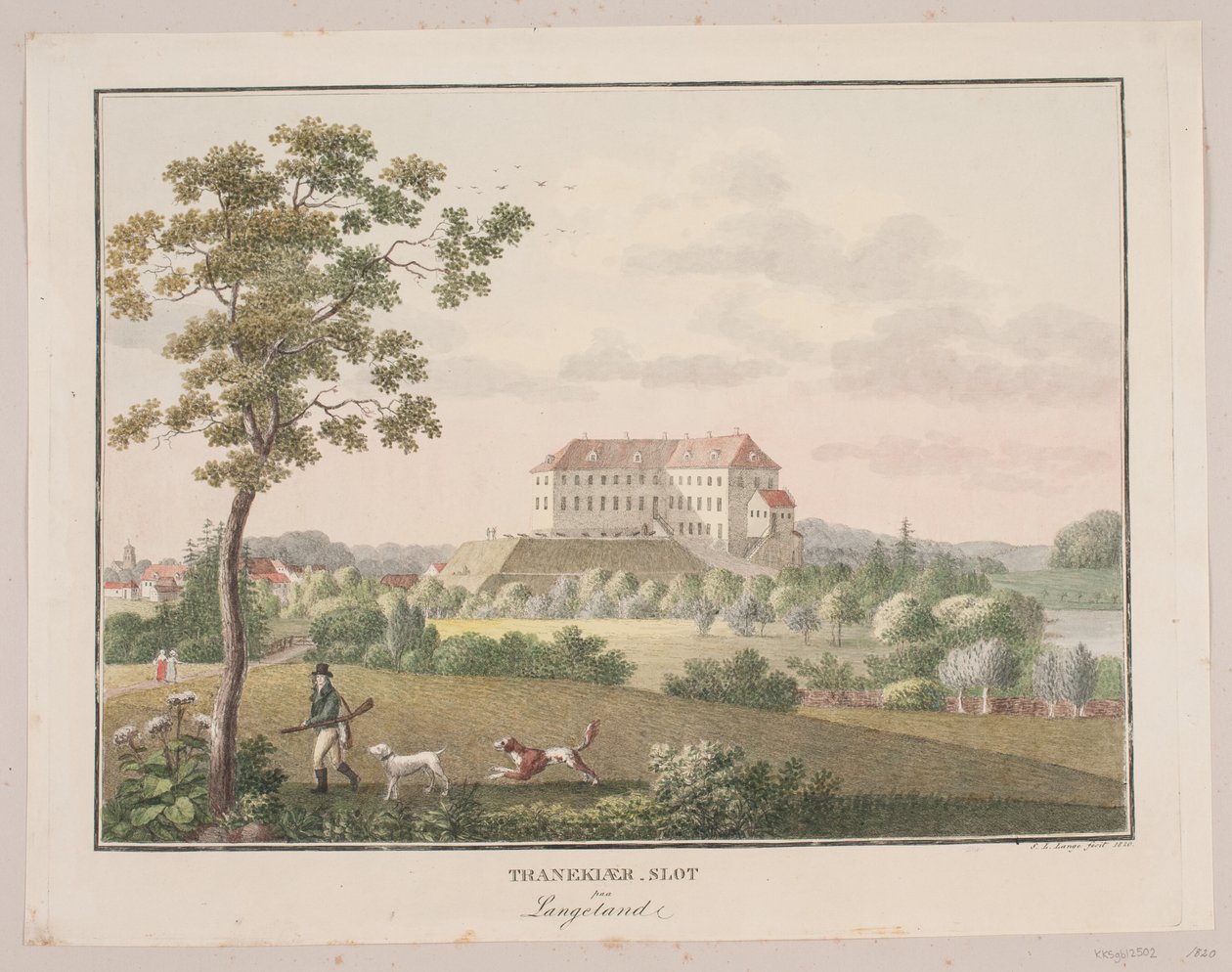 Hrad Tranekær na Langelandu od Søren L. Lange