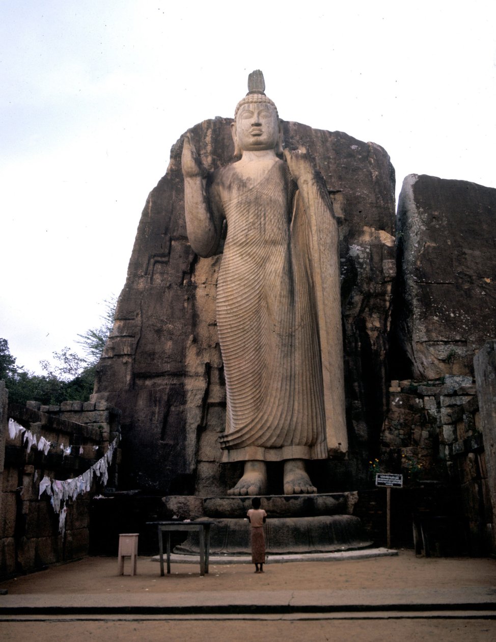 Velký Buddha z Avukany. Srí Lanka. 5. století. od Sri Lankan School