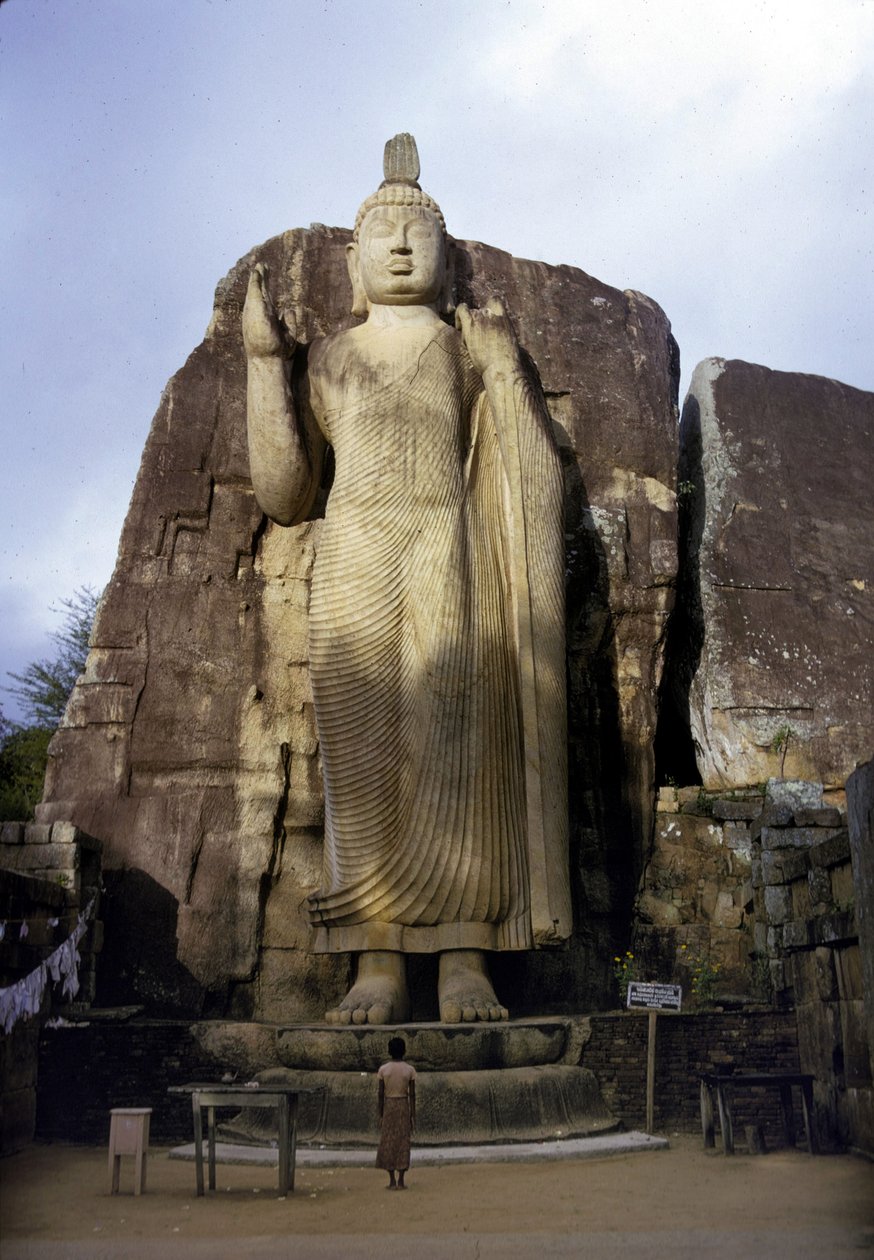 Velký Buddha z Avukany. Srí Lanka. 5. století. od Sri Lankan School