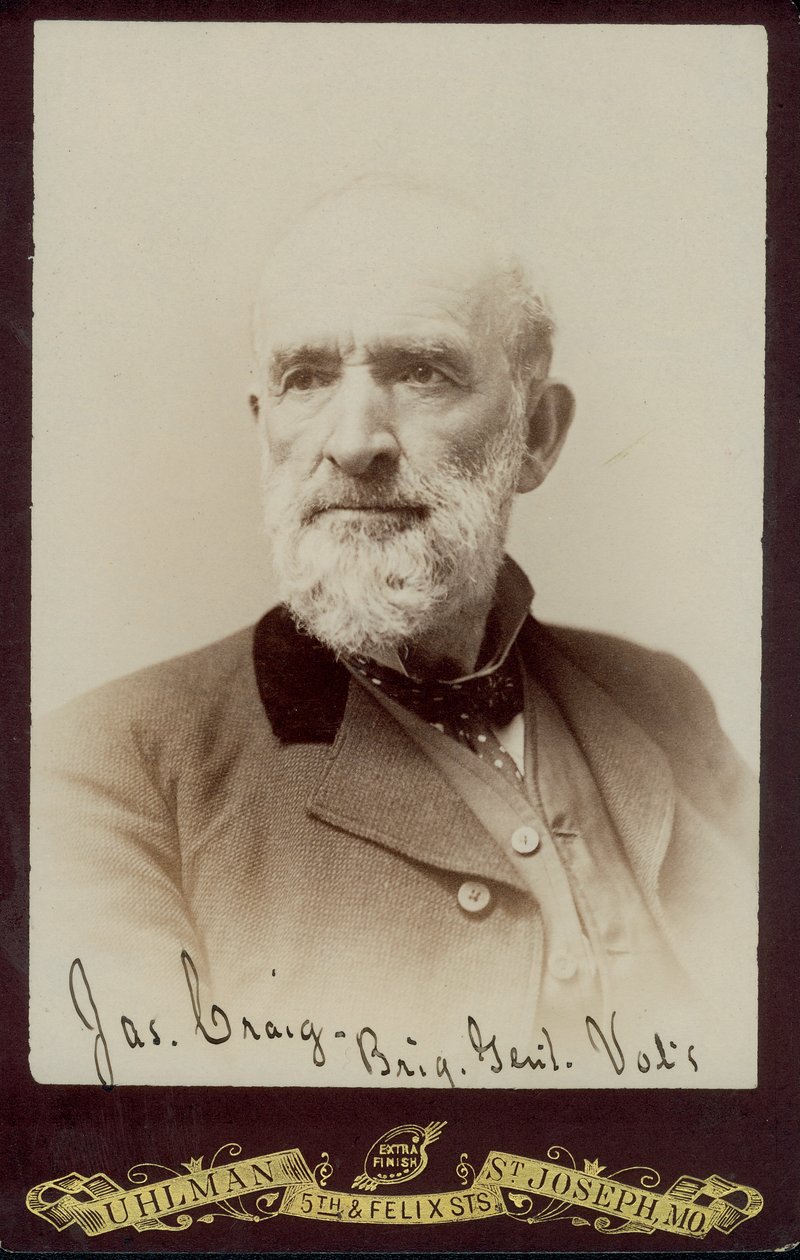 Poprsí portrét Jamese Craiga brigádního generála od St. Joseph Uhlman