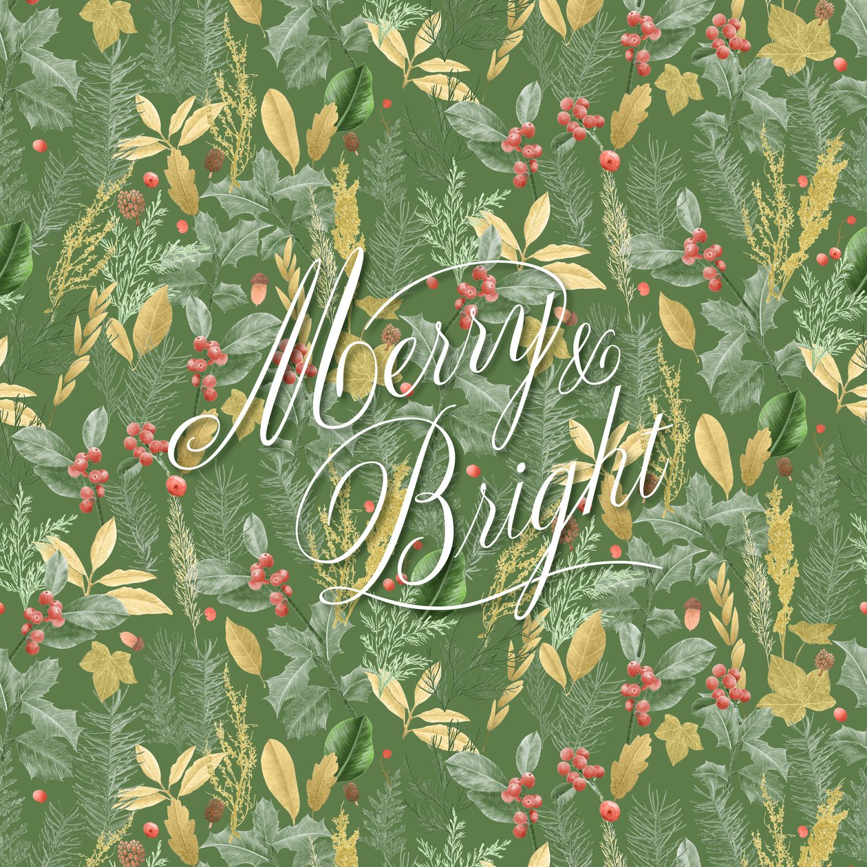 Merry  Bright, 2021 (grafitová tužka a digitál) od Stacy Hsu