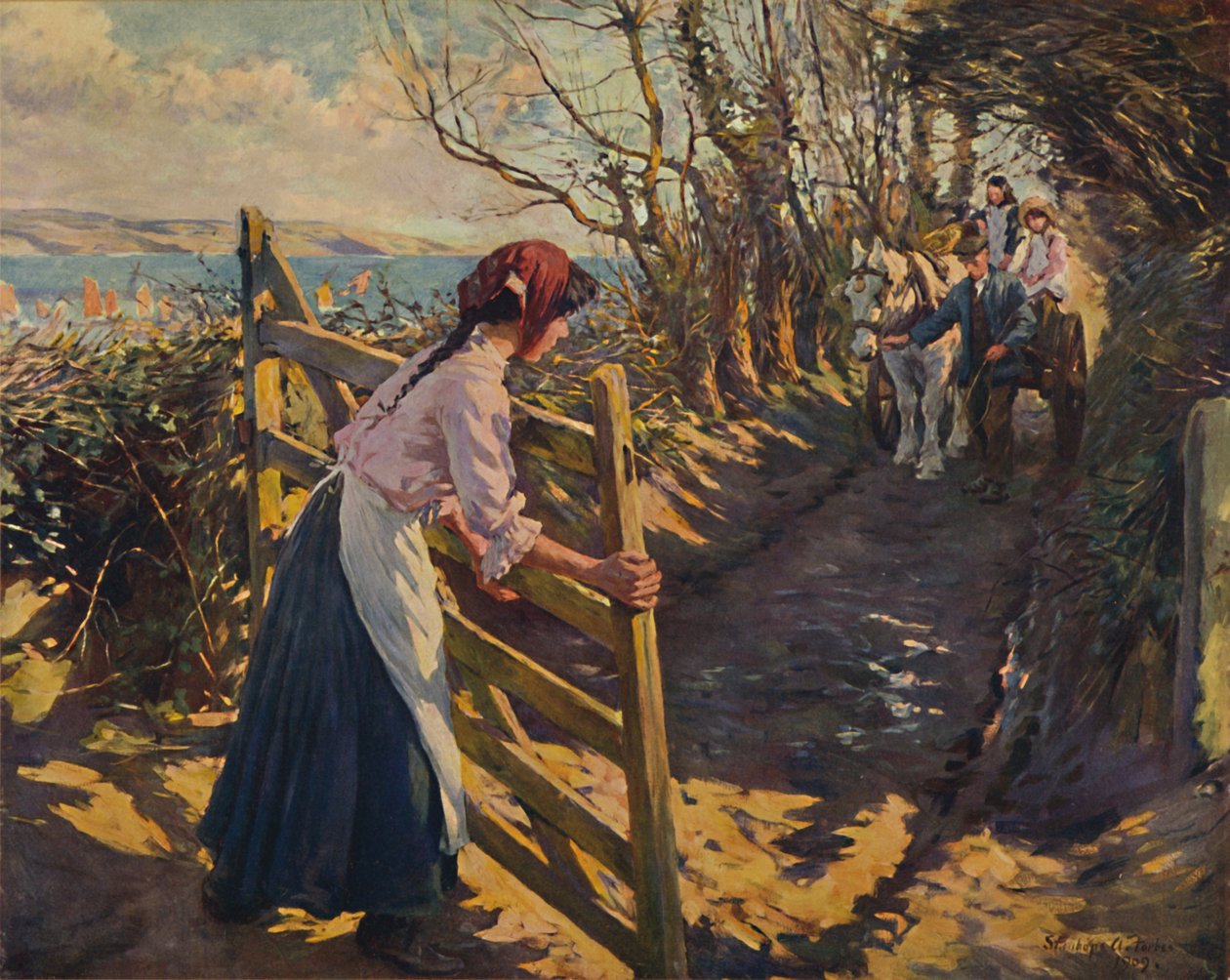 Únorové slunce, 1909. od Elizabeth Adela Stanhope Forbes
