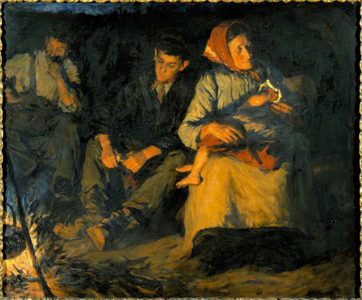 Kolem táborového ohně od Stanhope Alexander Forbes