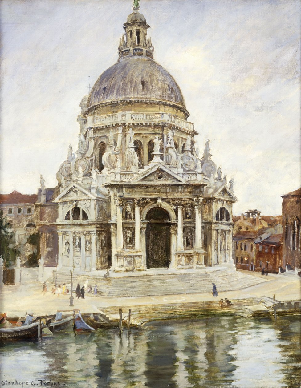 Santa Maria della Salute (olej na plátně) od Stanhope Alexander Forbes