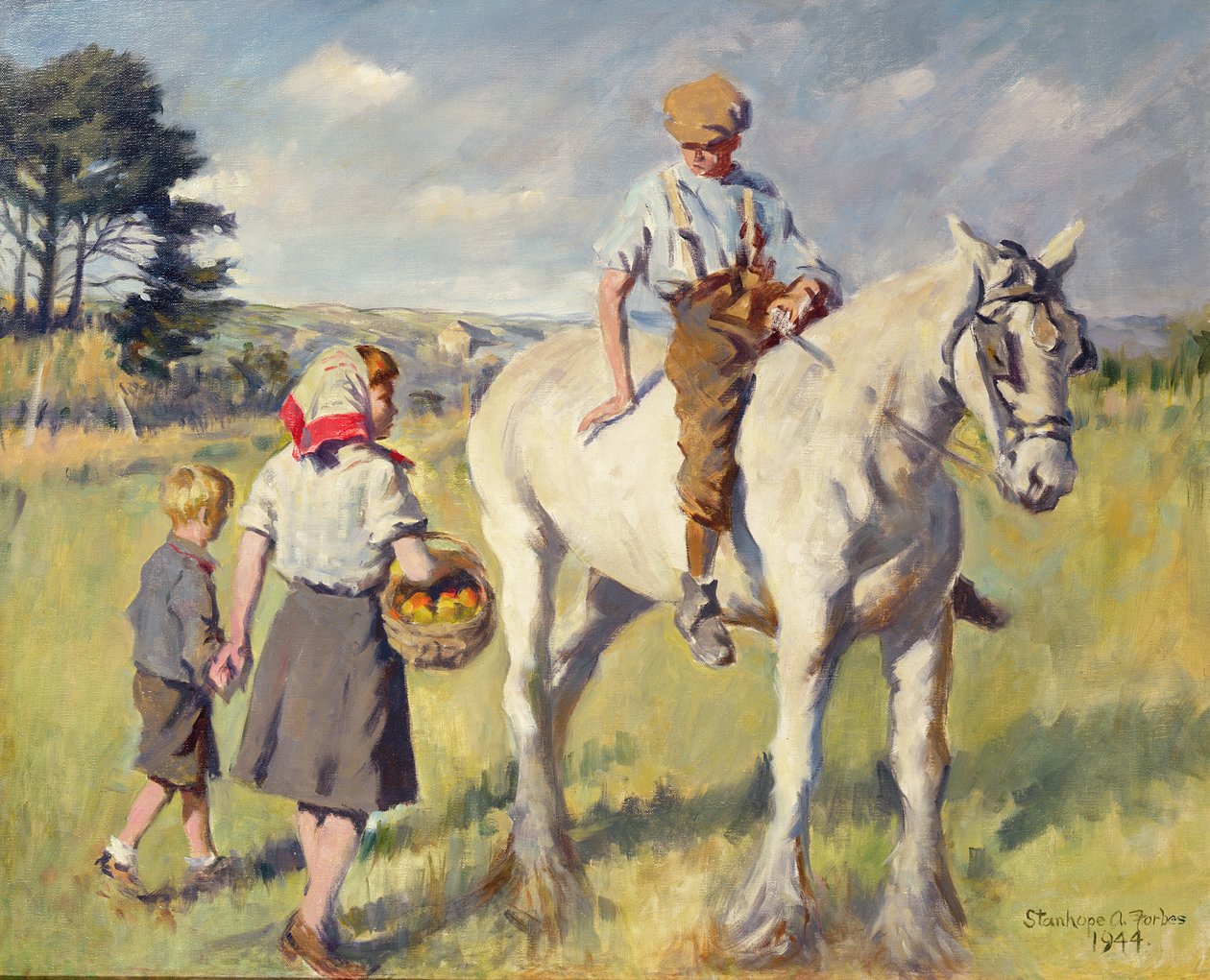 Farmářův chlapec od Stanhope Alexander Forbes