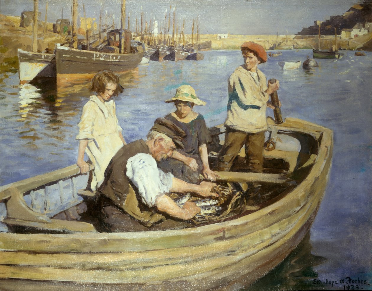 Rybářský výlet od Stanhope Alexander Forbes