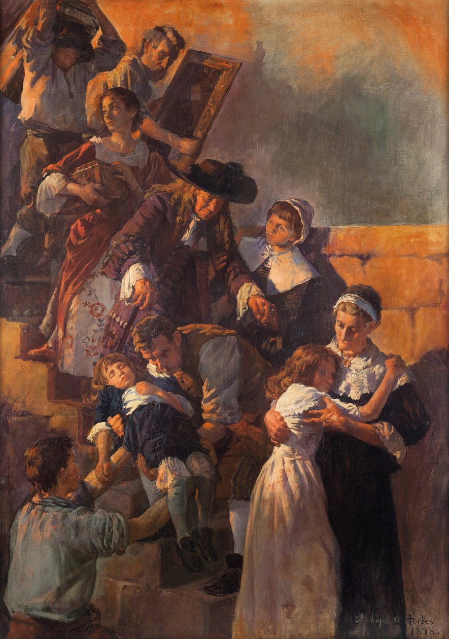 Velký požár Londýna, 1666, 1898. od Stanhope Alexander Forbes