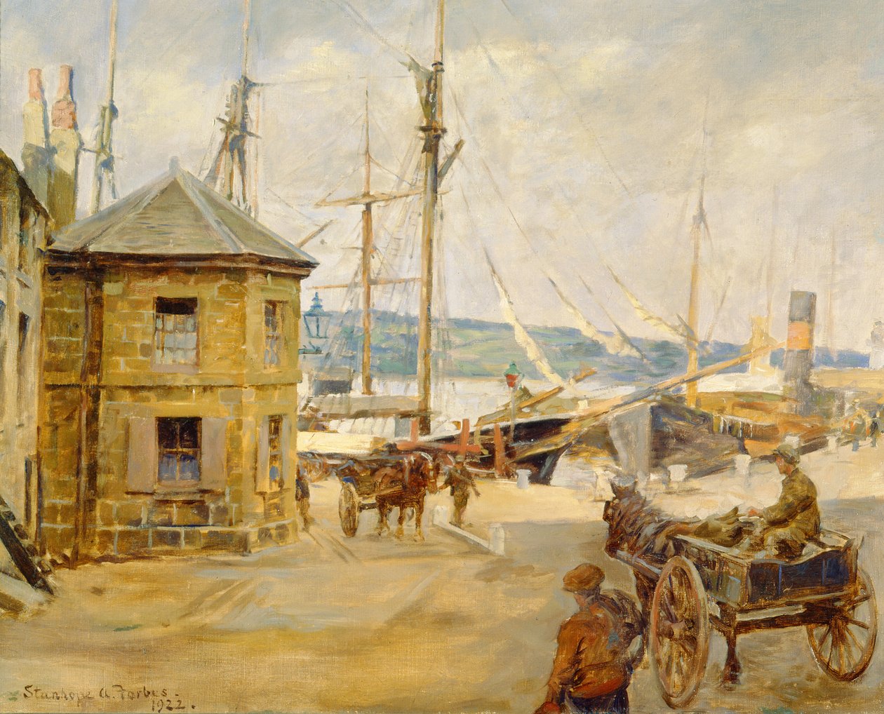 Přístavní úřad, Penzance od Stanhope Alexander Forbes