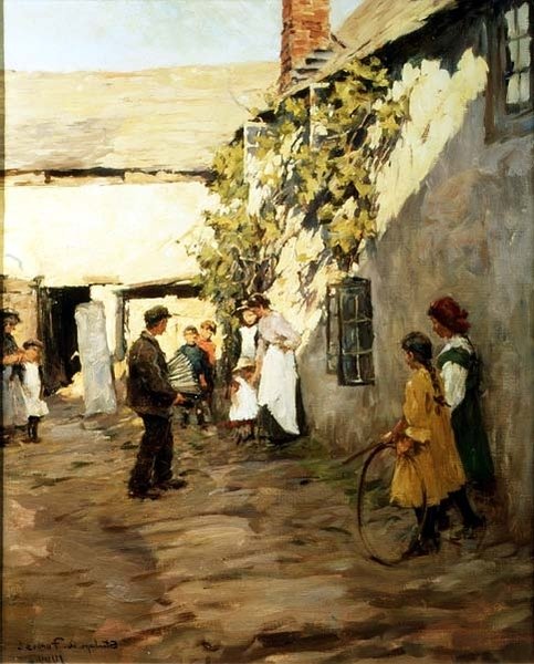 Potulný hudebník od Stanhope Alexander Forbes