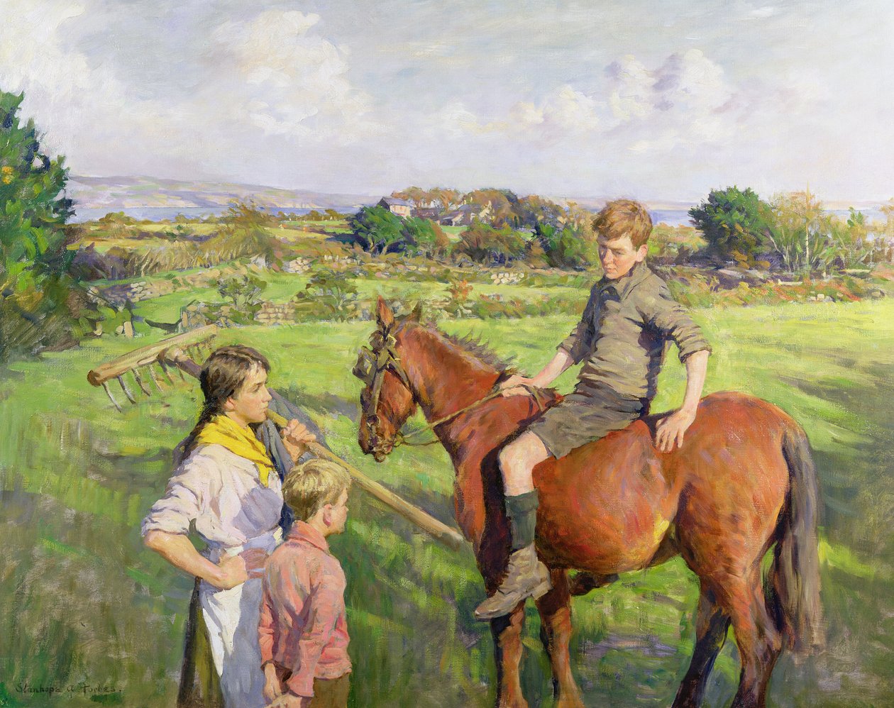 Nová hora (olej na plátně) od Stanhope Alexander Forbes