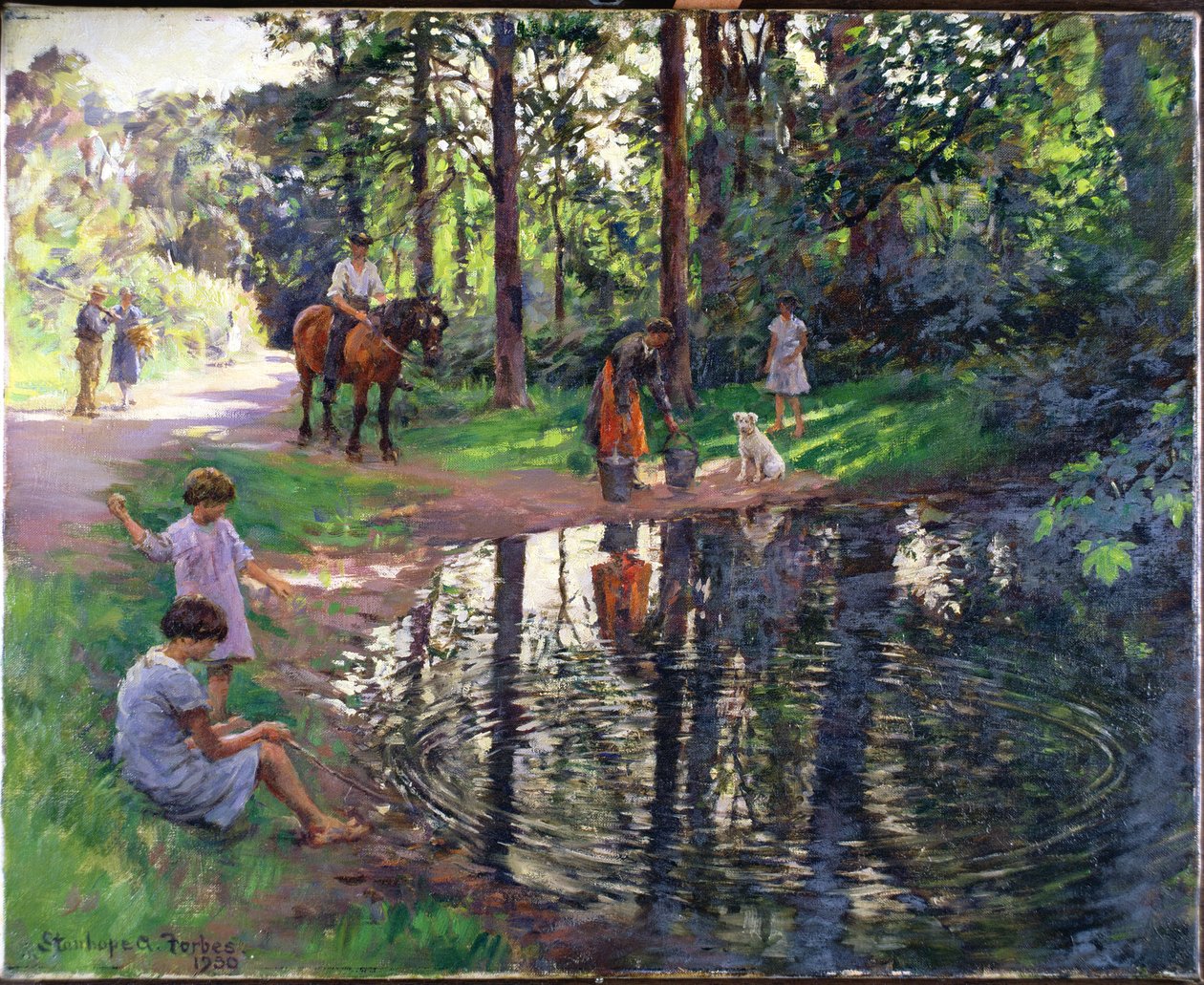 Rybník od Stanhope Alexander Forbes