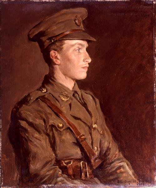 William Alexander Stanhope Forbes (26. května 1893-3. září 1916) 1916 (olej na plátně) od Stanhope Alexander Forbes
