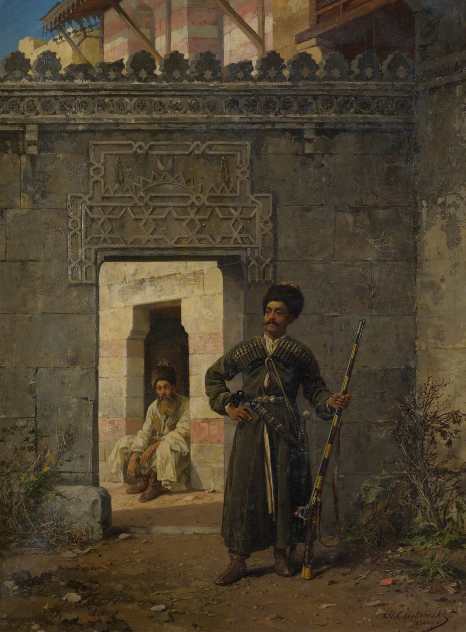 Čerkesští strážci od Stanislaus von Chlebowski