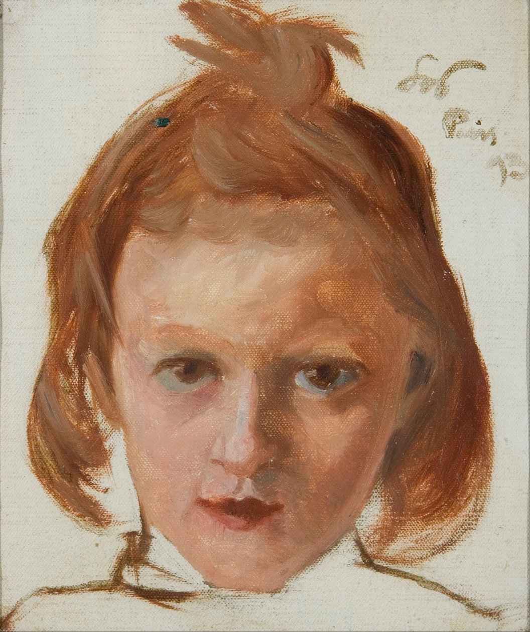 Dívčí hlava od Stanisław Wyspiański
