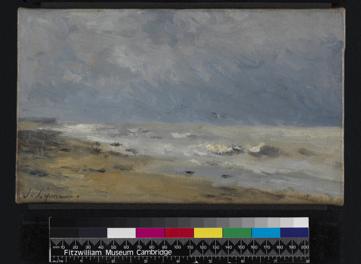 Pobřeží Normandie od Stanislas Victor Edouard Lepine
