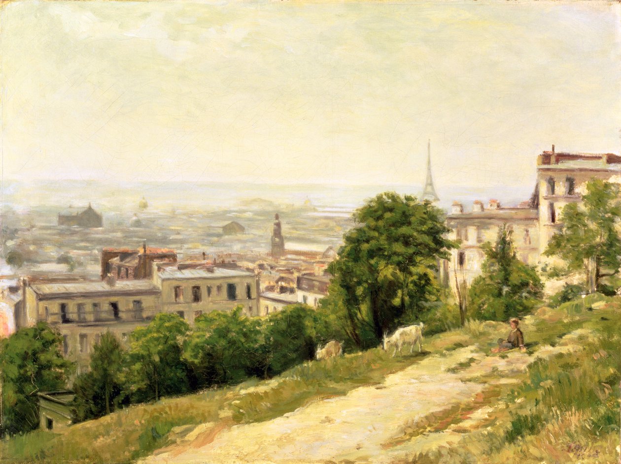 Pohled na Paříž od Stanislas Victor Edouard Lepine