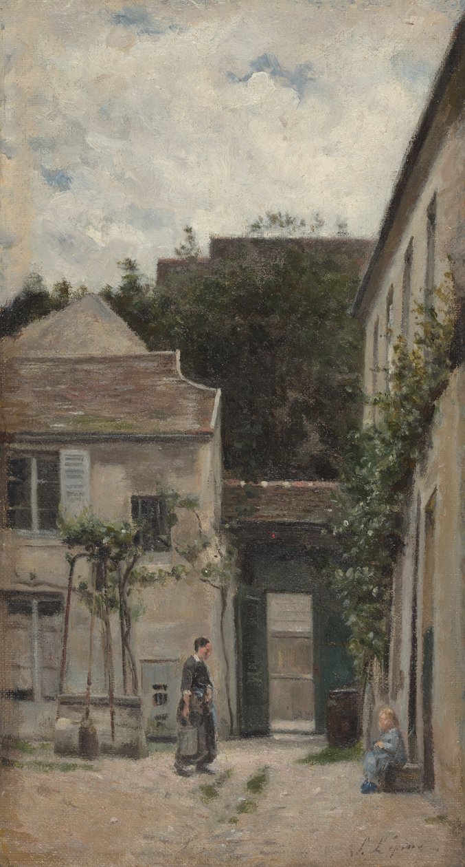 Nádvoří od Stanislas Lepine