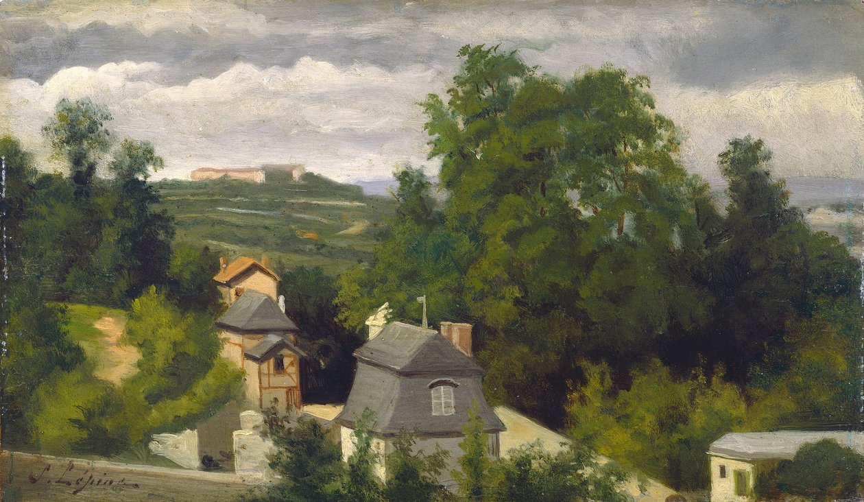 Pohled na předměstí Caen od Stanislas Lepine
