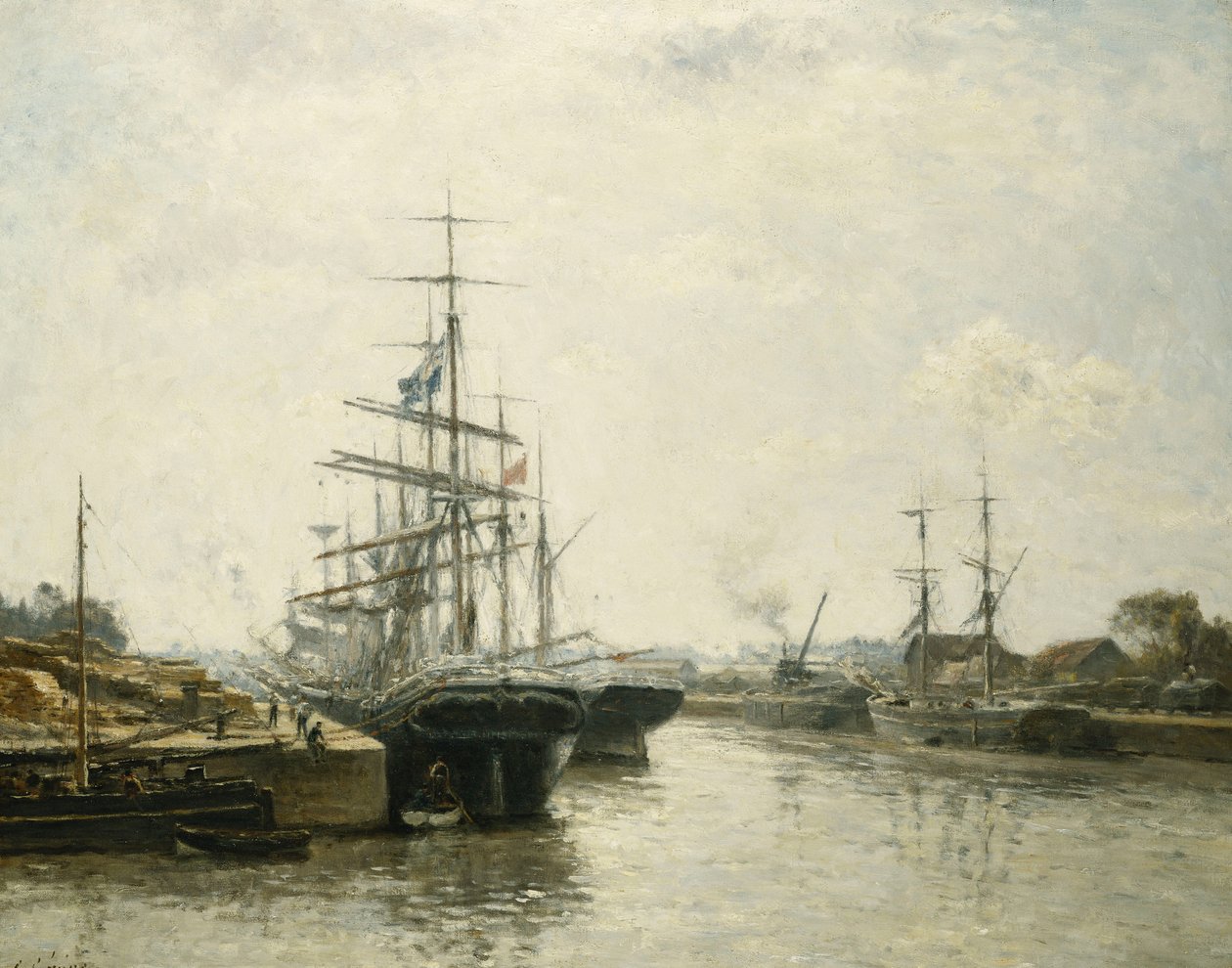 Povodí Caen, 1887 od Stanislas Victor Edouard Lepine