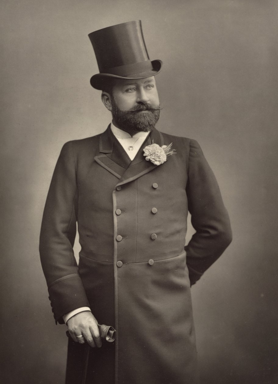 George Robert Sims (1847-1922), novinář a dramatik, portrétní fotografie od Stanislaus Walery